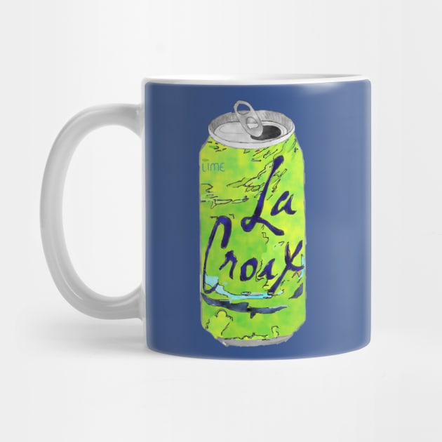 Lime La Croix Pattern by jeremiahm08